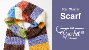 Crochet Star Cluster Scarf