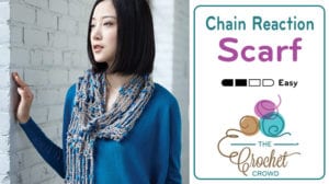Crochet Chain Reaction Scarf Pattern