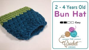 Crochet 2 - 4 Years Old Bun Hat
