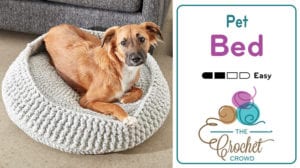 Crochet Peg Bed, Cats or Dogs