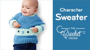 Crochet Baby Character Sweater