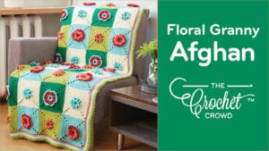 Crochet Floral Granny Afghan