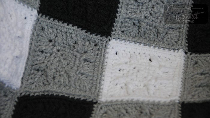 Crochet Social Textures Gingham Blanket by Jeanne Steinhilber