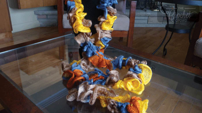 Crochet Frill Seeker Frilly Scarves