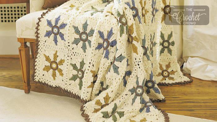 Elegant Floral Granny Square Crochet Pattern