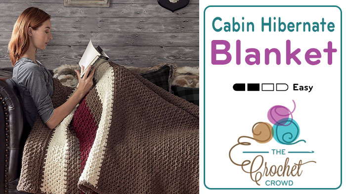 Crochet Cabin Hibernate Blanket Pattern + Tutorial