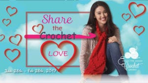 Share the Love Crochet Scarf