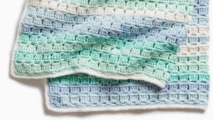 Crochet Tiles for Miles Baby Blanket
