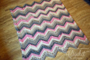 Crochet Hugs & Kisses Baby Blanket by Jeanne Steinhilber