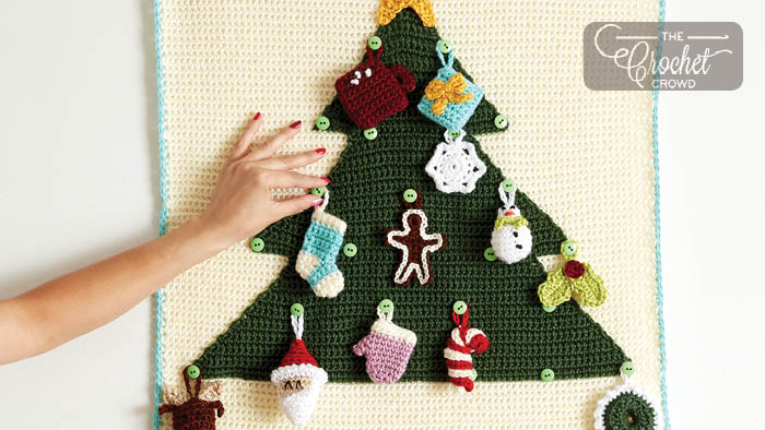 Crochet Advent Calendar Mounting