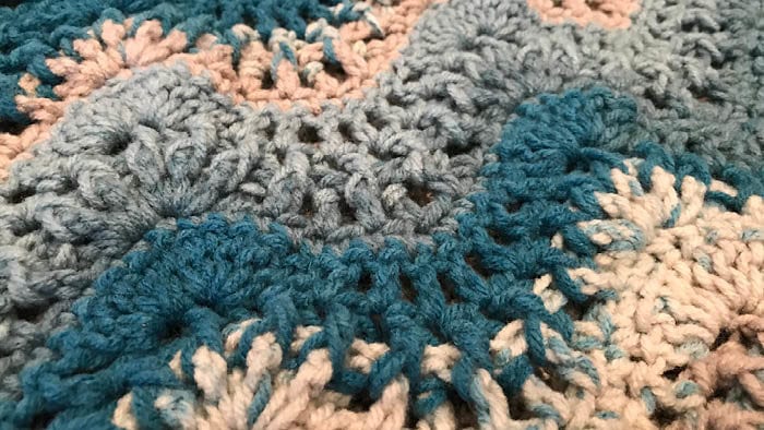 Crochet Breaking Waves Afghan