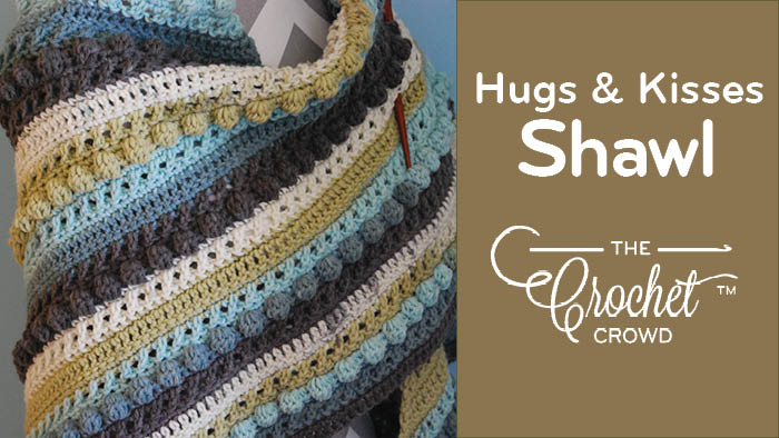 Crochet Hugs Kisses Shawl by Jeanne Steinhilber