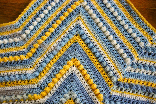 Crochet Hugs & Kisses Starshine Afghan by Jeanne Steinhilber