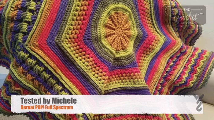 Crochet Study of Planet Earth Afghan - Tested by Michele