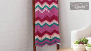 Crochet Breeze Chevron Blanket