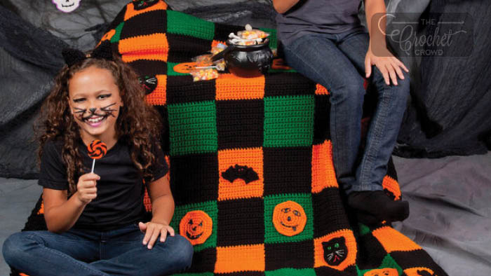 Crochet Halloween Throw Pattern