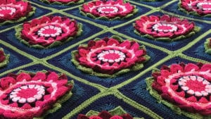 Crochet Water Lilies in August Afghan