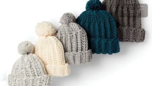 Basic Crochet Ribbed Hat