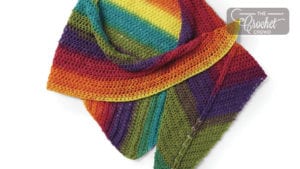 Crochet Rainbow Shawl
