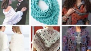 6 Terrific Crochet Shawls with Tutorials