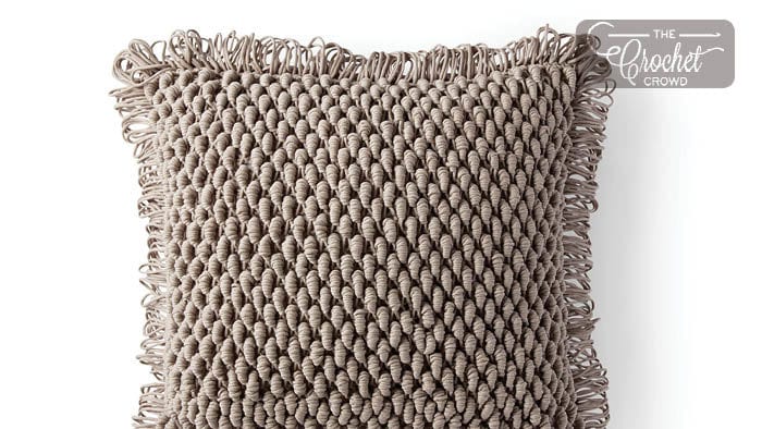 Crochet Bullion Pillow