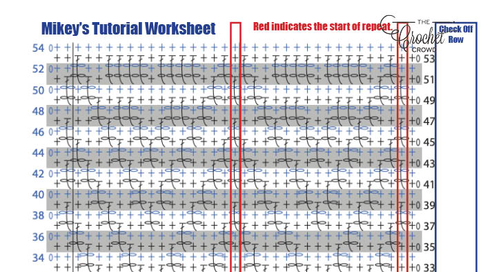 Mikey's Nordic Stripes Blanket Diagram Worksheet