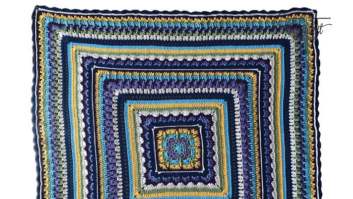 Crochet All In The Family Blanket Pattern + Tutorial