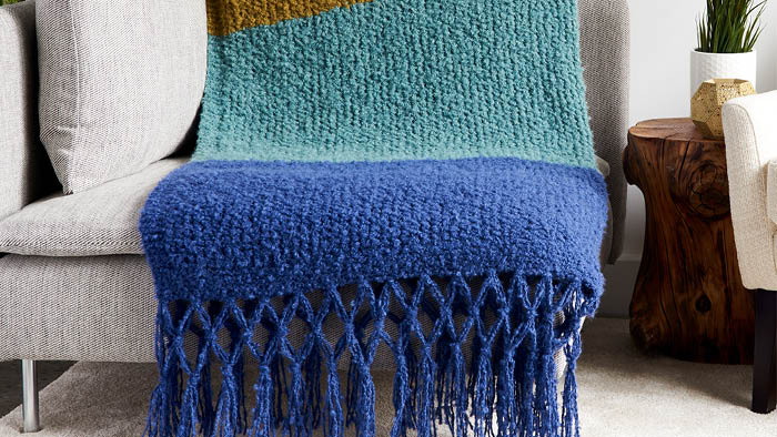 Knit Simple Textures Blanket