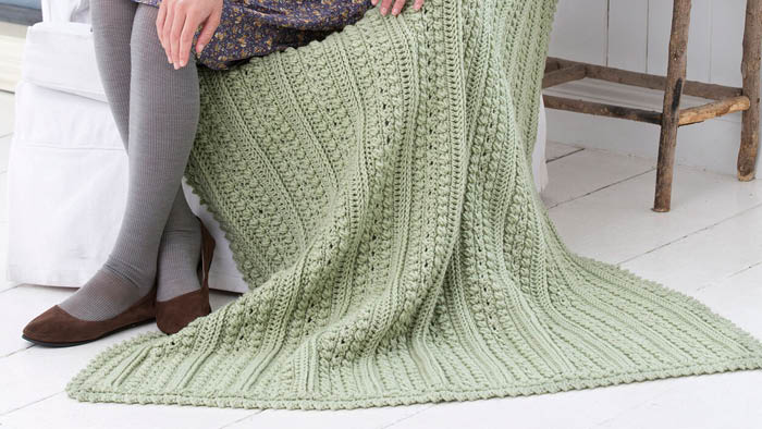 Crochet Aran Isle Blanket