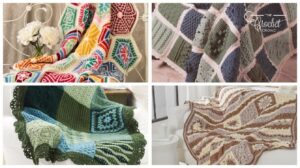 crochet sampler blanket 