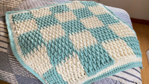 Crochet Hissy Stitch Baby Blanket