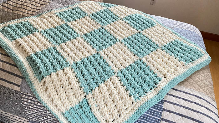 Crochet Hissy Stitch Baby Blanket
