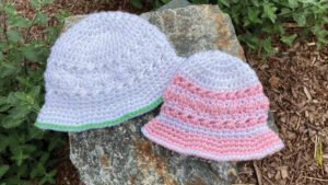 Crochet Hugs and Kisses Baby Sun Hats