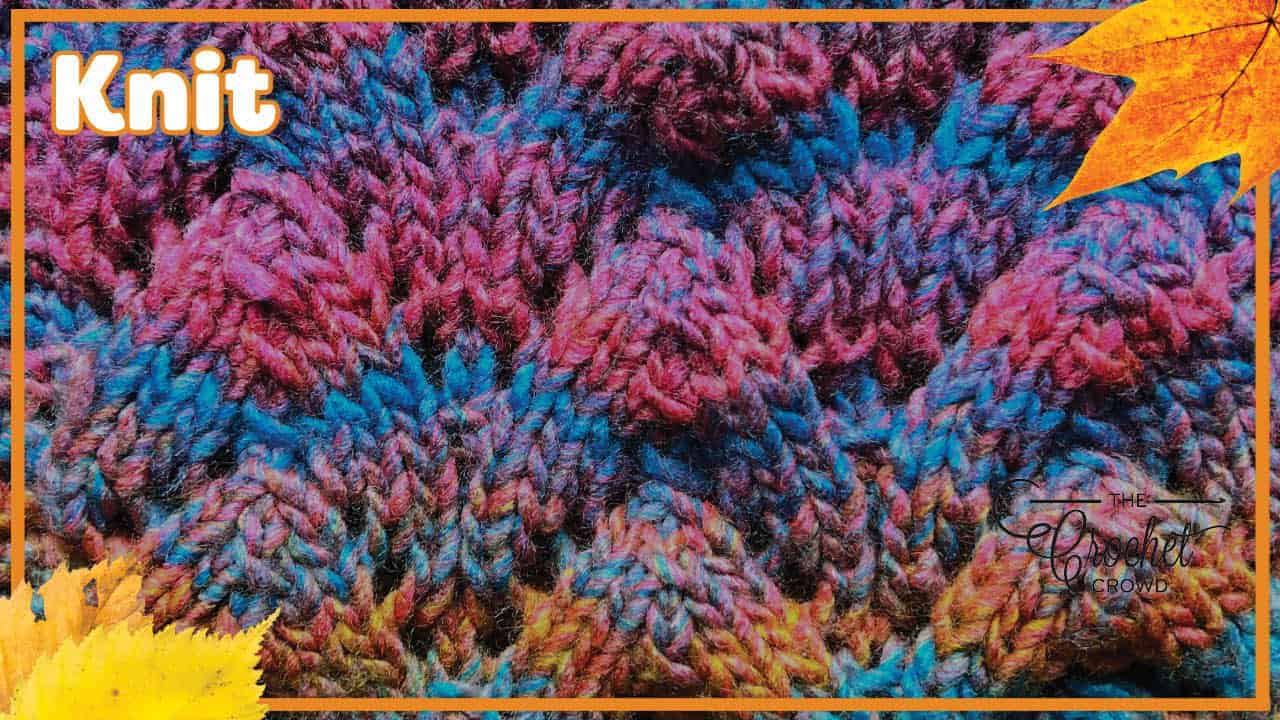 Knit Pacific Skies Horseshoe Lace Scarf Sample